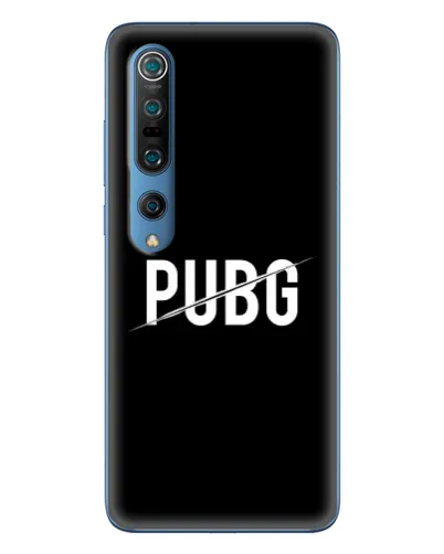 Чохол для Xiaomi Mi 10 Pro з картинкою «PUBG — білий логотип»