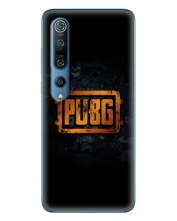 Чохол для Xiaomi Mi 10 Pro з картинкою «PUBG — золотий логотип»