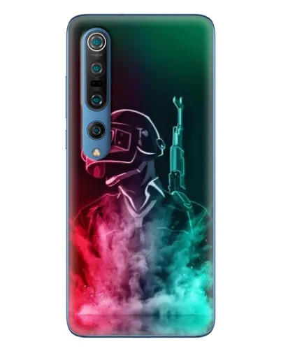 Чохол для Xiaomi Mi 10 Pro з картинкою «PUBG — вогняний воїн»