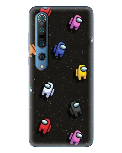 Чехол для Xiaomi Mi 10 Pro с картинкой «Космический паттерн Among Us»
