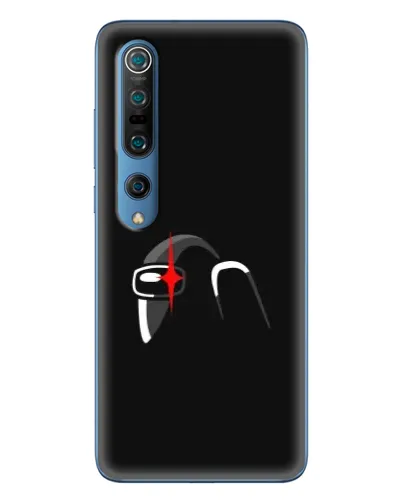 Чехол для Xiaomi Mi 10 Pro с картинкой «Among Us шлем»