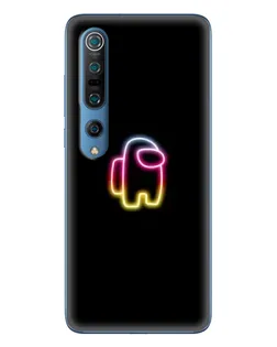 Чехол для Xiaomi Mi 10 Pro с картинкой «Among Us градиент»