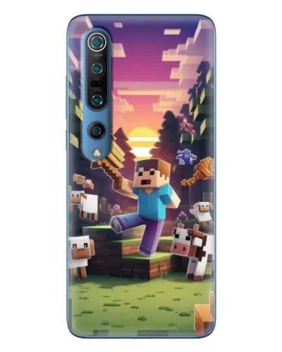 Чехол для Xiaomi Mi 10 Pro с картинкой «Стив на ферме» Чехол для Xiaomi Mi 10 Pro с картинкой «Стив на ферме»