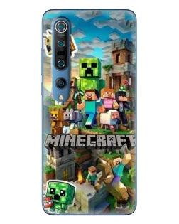 Чохол для Xiaomi Mi 10 Pro з картинкою «Замок Minecraft»