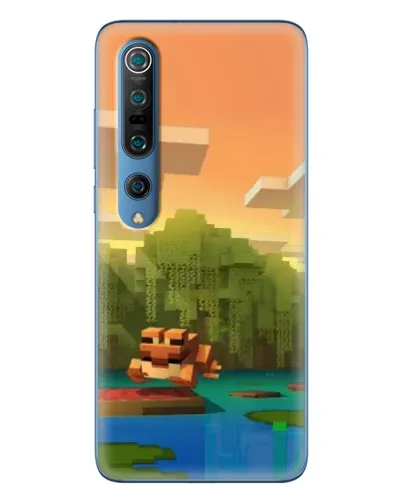 Чехол для Xiaomi Mi 10 Pro с картинкой «Майнкрафт закат солнца» Чехол для Xiaomi Mi 10 Pro с картинкой «Майнкрафт закат солнца»