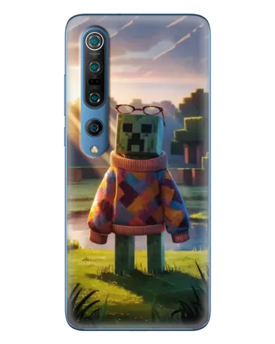 Чехол для Xiaomi Mi 10 Pro с картинкой «Крипер в свитере» Чехол для Xiaomi Mi 10 Pro с картинкой «Крипер в свитере»