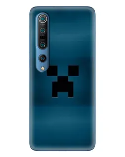 Чехол для Xiaomi Mi 10 Pro с картинкой «Крипер текстура»