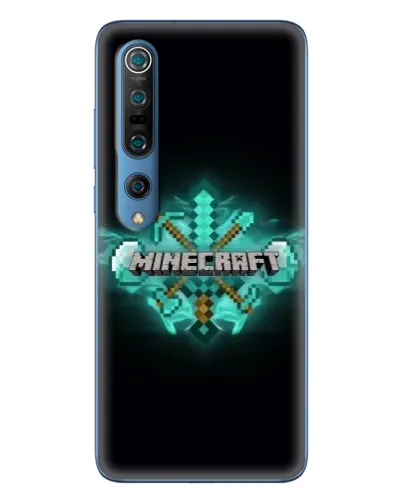 Чехол для Xiaomi Mi 10 Pro с картинкой «Minecraft Diamond лого» Чехол для Xiaomi Mi 10 Pro с картинкой «Minecraft Diamond лого»