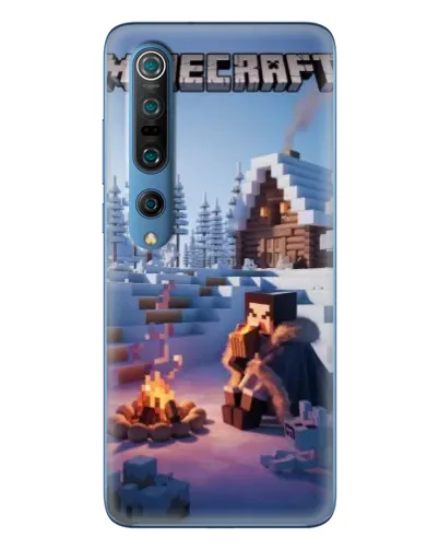 Чехол для Xiaomi Mi 10 Pro с картинкой «Зимний Minecraft» Чехол для Xiaomi Mi 10 Pro с картинкой «Зимний Minecraft»