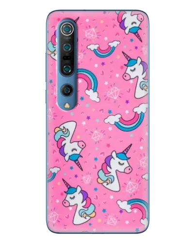 Чехол для Xiaomi Mi 10 Pro с картинкой «Unicorn паттерн розовый» Чехол для Xiaomi Mi 10 Pro с картинкой «Unicorn паттерн розовый»
