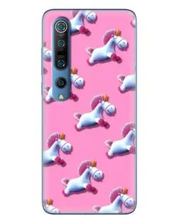 Чехол для Xiaomi Mi 10 Pro с картинкой «Единороги на розовом» Чехол для Xiaomi Mi 10 Pro с картинкой «Единороги на розовом»