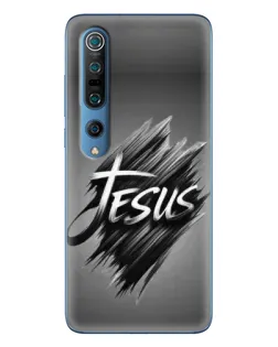 Чохол для Xiaomi Mi 10 Pro з картинкою «Напис Jesus Graffiti»