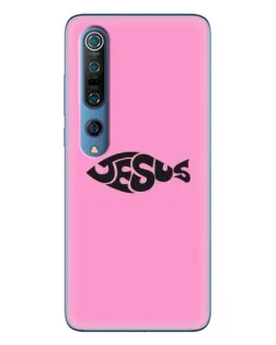 Чохол для Xiaomi Mi 10 Pro з картинкою «Рожевий символ Jesus»