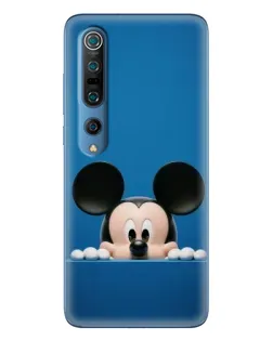 Чехол для Xiaomi Mi 10 Pro с картинкой «Микки выглядывает» Чехол для Xiaomi Mi 10 Pro с картинкой «Микки выглядывает»