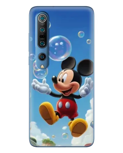 Чехол для Xiaomi Mi 10 Pro с картинкой «Mickey и мыльные пузыри»