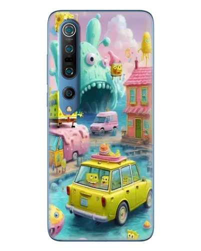 Чехол для Xiaomi Mi 10 Pro с картинкой «Монстр-трак приключения»