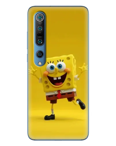 Чехол для Xiaomi Mi 10 Pro с картинкой «Позитивный Губка Боб»