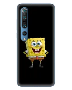 Чехол для Xiaomi Mi 10 Pro с картинкой «Классический Губка Боб»