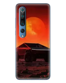 Чохол для Xiaomi Mi 10 Pro з картинкою «Cybertruck на Марсі»