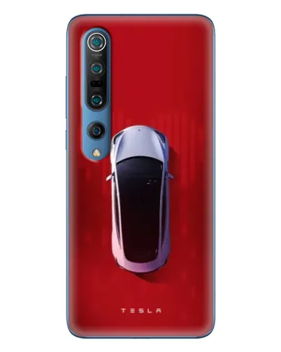 Чохол для Xiaomi Mi 10 Pro з картинкою «Tesla Top View»
