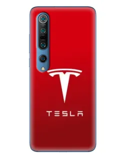 Чохол для Xiaomi Mi 10 Pro з картинкою «Tesla Red Classic»