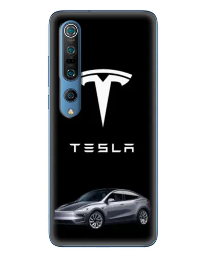 Чохол для Xiaomi Mi 10 Pro з картинкою «Tesla Model Y»