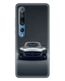 Чохол для Xiaomi Mi 10 Pro з картинкою «Mercedes на чорному»