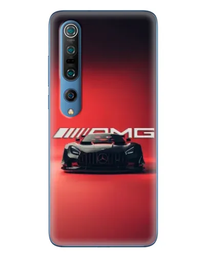 Чохол для Xiaomi Mi 10 Pro з картинкою «Mercedes AMG — червона лінія»