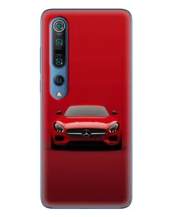 Чохол для Xiaomi Mi 10 Pro з картинкою «Червоний Mercedes AMG»