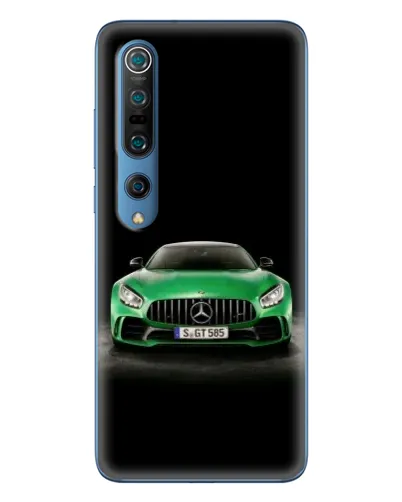 Чохол для Xiaomi Mi 10 Pro з картинкою «Mercedes — неоновий лого»