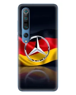 Чохол для Xiaomi Mi 10 Pro з картинкою «Mercedes — прапор Німеччини»