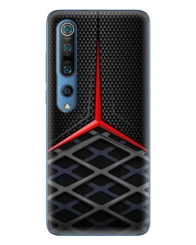 Чохол для Xiaomi Mi 10 Pro з картинкою «Mercedes Carbon Grid»