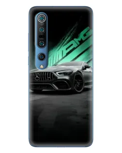 Чохол для Xiaomi Mi 10 Pro з картинкою «Темний Mercedes AMG»