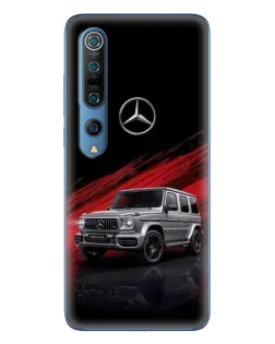 Чохол для Xiaomi Mi 10 Pro з картинкою «Mercedes G-Class червоний»