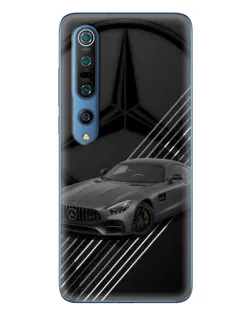 Чохол для Xiaomi Mi 10 Pro з картинкою «Mercedes AMG — графіка»