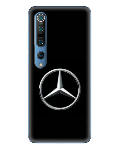 Чохол для Xiaomi Mi 10 Pro з картинкою «Mercedes класичний лого»