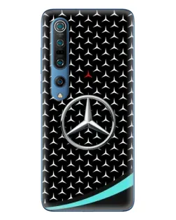 Чохол для Xiaomi Mi 10 Pro з картинкою «Mercedes — бірюзовий акцент»