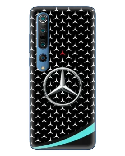 Чохол для Xiaomi Mi 10 Pro з картинкою «Mercedes — бірюзовий акцент»