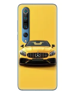 Чохол для Xiaomi Mi 10 Pro з картинкою «Жовтий Mercedes GT»