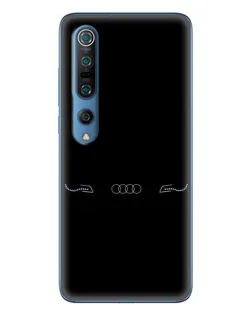Чохол для Xiaomi Mi 10 Pro з картинкою «Audi — світловий підпис»