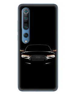 Чохол для Xiaomi Mi 10 Pro з картинкою «Audi — нічний контур»