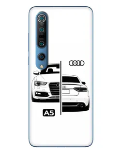 Чохол для Xiaomi Mi 10 Pro з картинкою «Audi — контрастний дизайн»