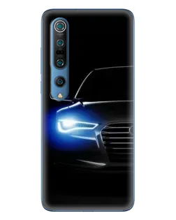 Чохол для Xiaomi Mi 10 Pro з картинкою «Неоновий погляд Audi»