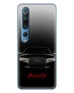 Чохол для Xiaomi Mi 10 Pro з картинкою «Audi — градієнтний контур»