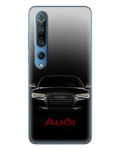 Чохол для Xiaomi Mi 10 Pro з картинкою «Audi — градієнтний контур»