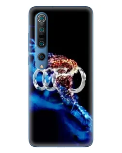 Чохол для Xiaomi Mi 10 Pro з картинкою «Енергія лого Audi»