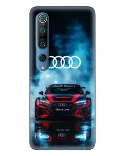 Чохол для Xiaomi Mi 10 Pro з картинкою «Audi Sport — неон»