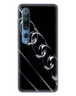 Чохол для Xiaomi Mi 10 Pro з картинкою «Audi — абстрактні кільця»