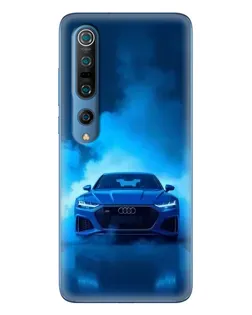 Чохол для Xiaomi Mi 10 Pro з картинкою «Audi — блакитна енергія»