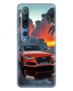 Чохол для Xiaomi Mi 10 Pro з картинкою «Audi — захід сонця»
